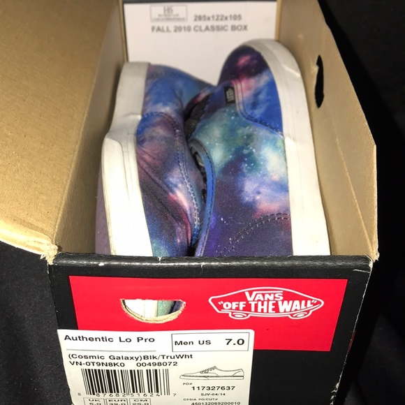 Cosmic Galaxy Authentic Lo Pro Vans - Picture 3 of 4